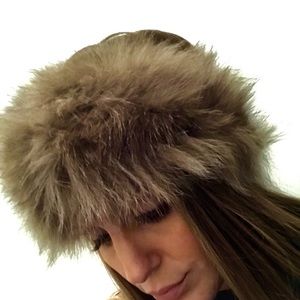 Authentic Fox fur headband